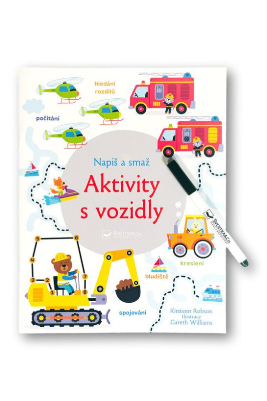 Napiš a smaž - Aktivity s vozidly - Kirsteen Robson