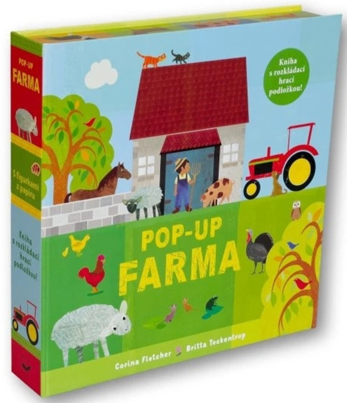 Pop-up Farma Kniha s rozkládací hrací podložkou - Corina Fletcher, Britta Teckentrupová