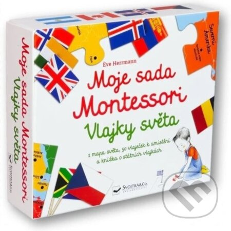 Moje sada Montessori Vlajky světa - Eve Herrmann