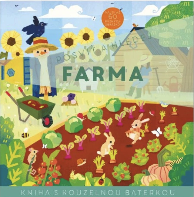 Posviť a hledej Farma - Kniha s kouzelnou baterkou