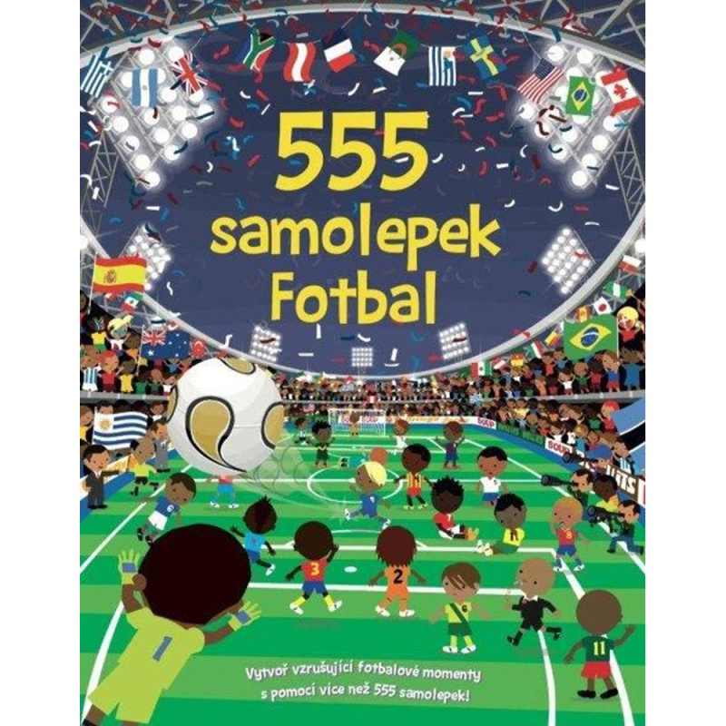 555 samolepek - Fotbal - kniha z kategorie Samolepky