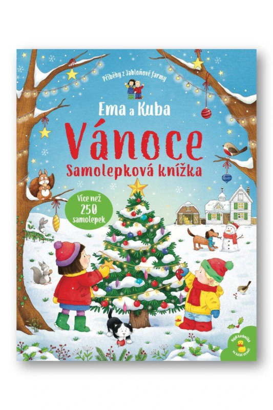 Ema a Kuba - Vánoce (Samolepková knížka) - Kate Nolan - kniha z kategorie Samolepky