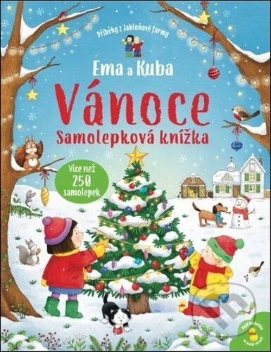 Ema a Kuba - Vánoce (Samolepková knížka) - Kate Nolan - kniha z kategorie Samolepky