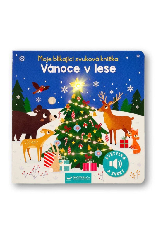 Moje blikající zvuková knížka: Vánoce v lese - Maria Hoeck, Kasia Dudziuk (ilustrátor) - kniha z kategorie Naučné knihy