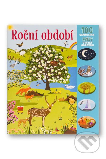 Roční období - 100 samolepek, kvízy, otázky, odpovědi