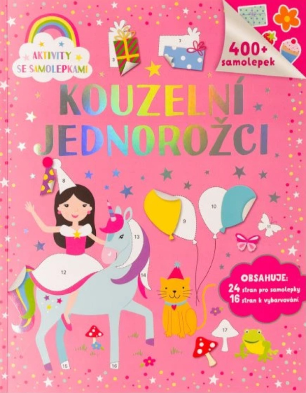 Kouzelní jednorožci 400 samolepek - -