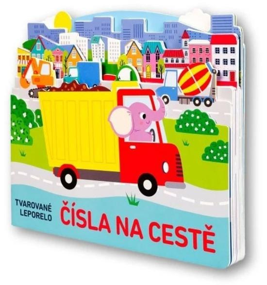 Tvarované leporelo - Čísla na cestě