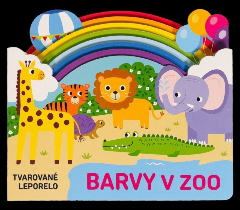 Tvarované leporelo - Barvy v zoo