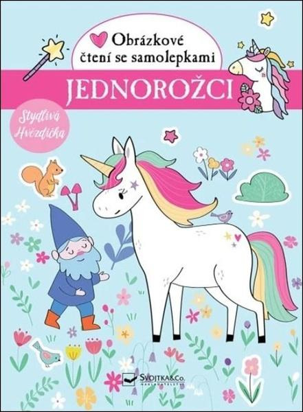 Jednorožci Obrázkové čtení se samolepkami