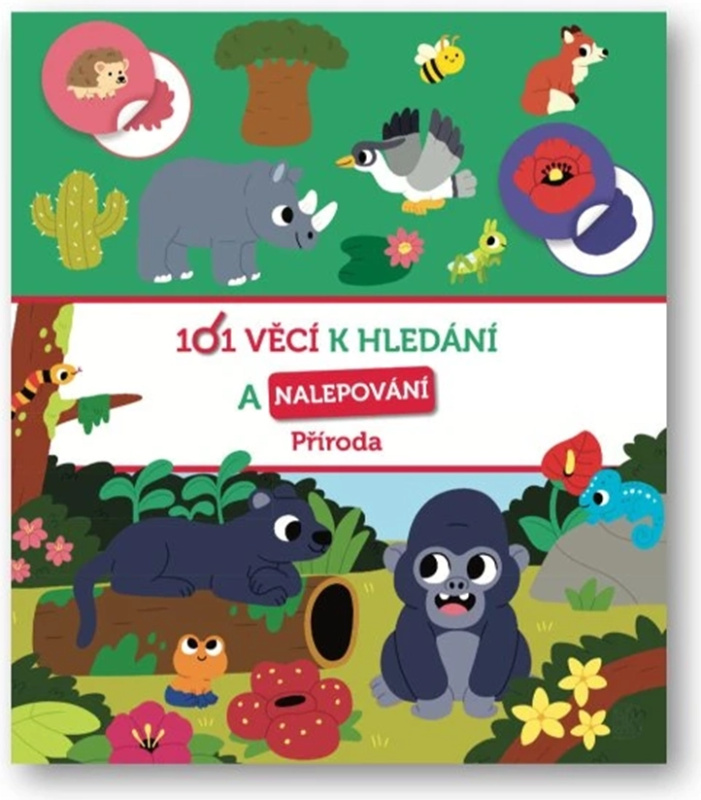 101 věcí k hledání a nalepování Příroda - -