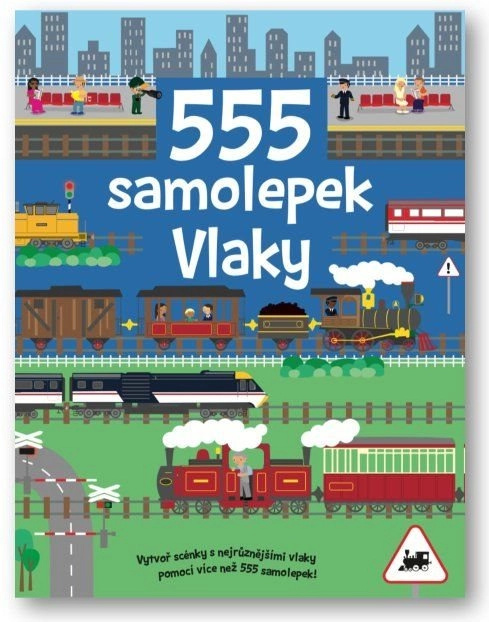 555 samolepek - Vlaky - Dan Crisp