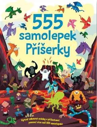 555 samolepek - Příšerky - Dan Crisp