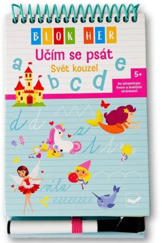 Blok her Učím se psát Svět kouzel -  Autor Neuveden