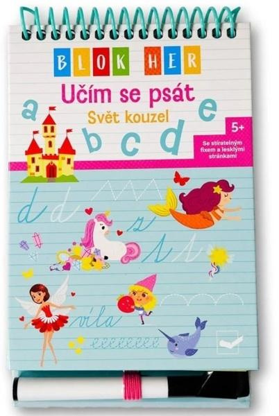 Blok her Učím se psát Svět kouzel -  Autor Neuveden