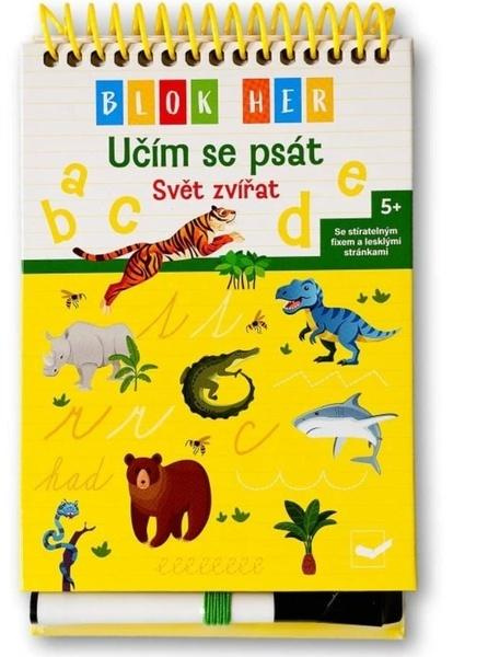 Blok her Učím se psát Svět zvířat -  Autor Neuveden