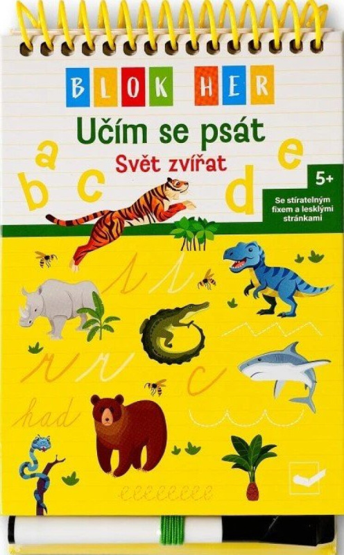 Blok her Učím se psát Svět zvířat -  Autor Neuveden
