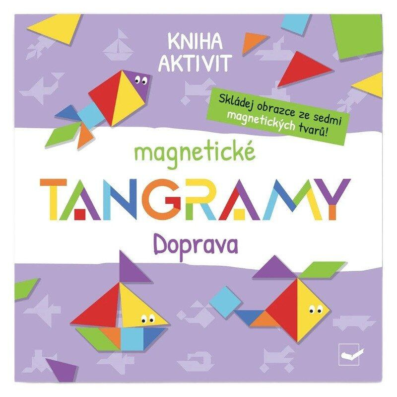 Kniha aktivit magnetické TANGRAMY Doprava