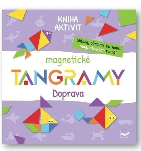Kniha aktivit magnetické TANGRAMY Doprava