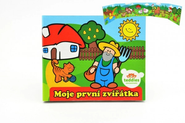 Teddies Knížka Leporelo Moje první zvířátka