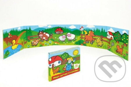 Teddies Knížka Leporelo Moje první zvířátka