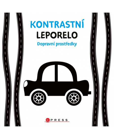 Kontrastní leporelo Dopravní prostředky