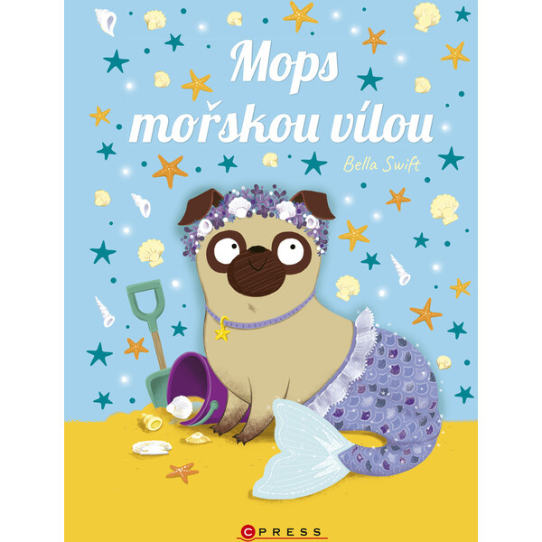 Mops mořskou vílou