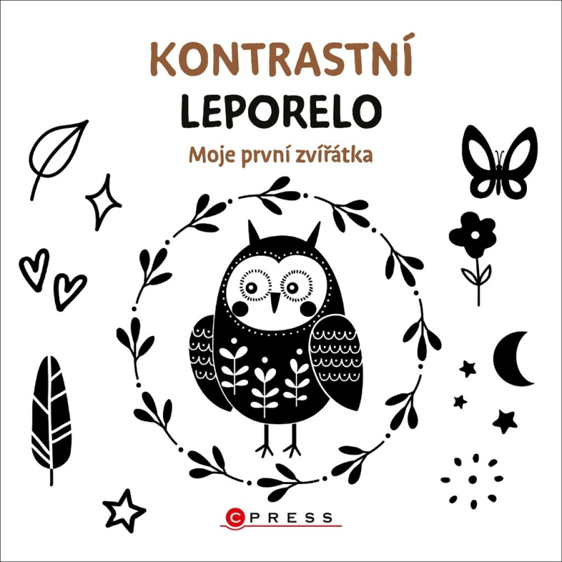 Kontrastní leporelo: Moje první zvířátka - kolektiv