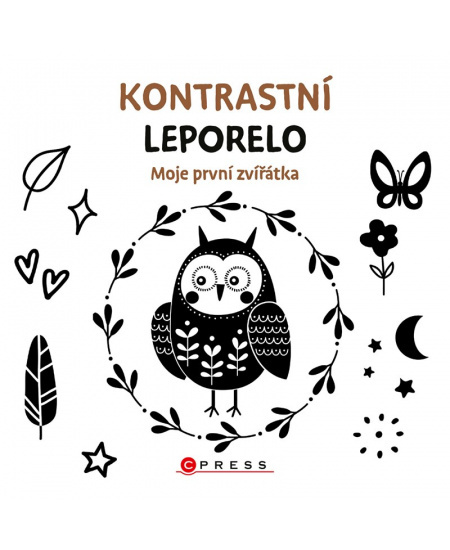 Kontrastní leporelo: Moje první zvířátka - kolektiv