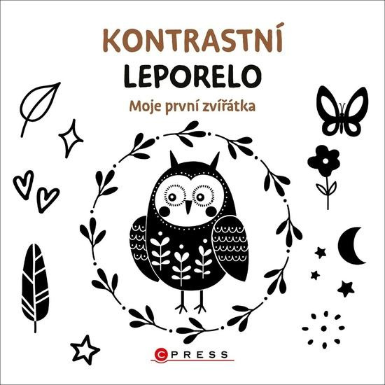 Kontrastní leporelo: Moje první zvířátka - kolektiv
