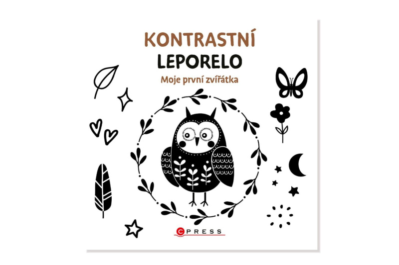 Kontrastní leporelo: Moje první zvířátka - kolektiv