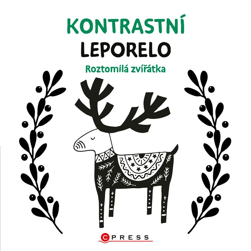 Kontrastní leporelo: Roztomilá zvířátka - kolektiv