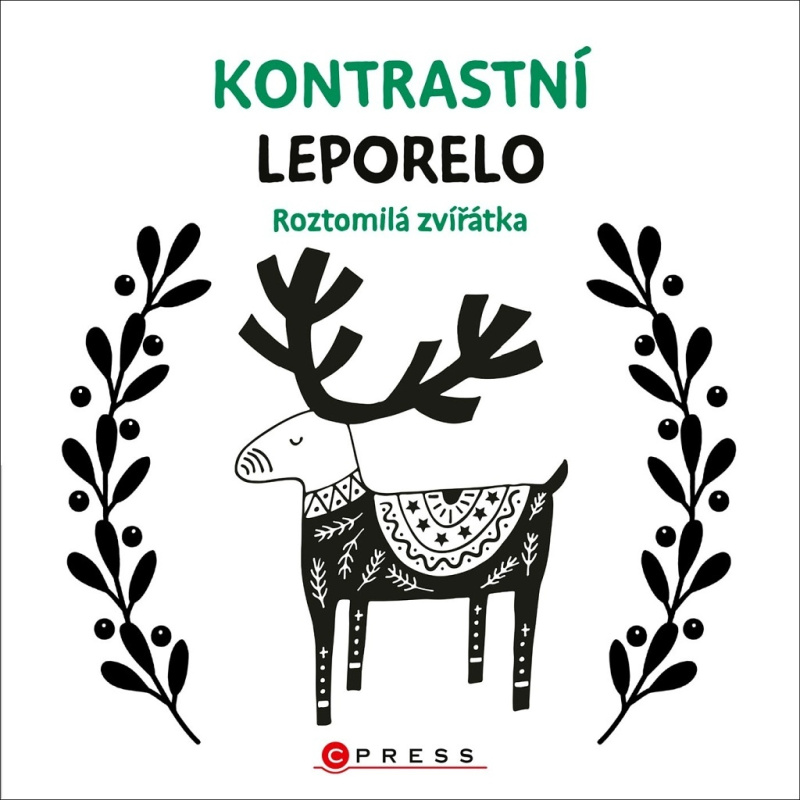 Kontrastní leporelo: Roztomilá zvířátka - kolektiv