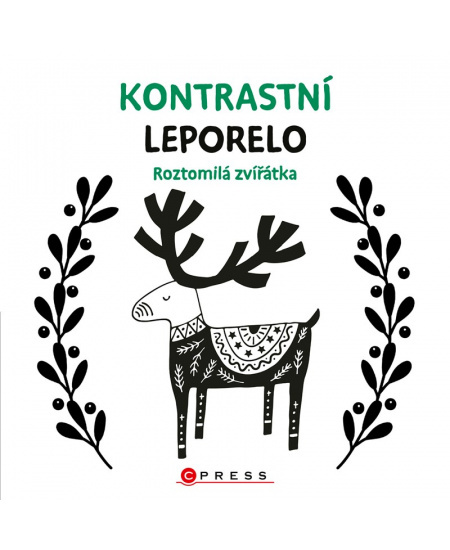 Kontrastní leporelo: Roztomilá zvířátka - kolektiv