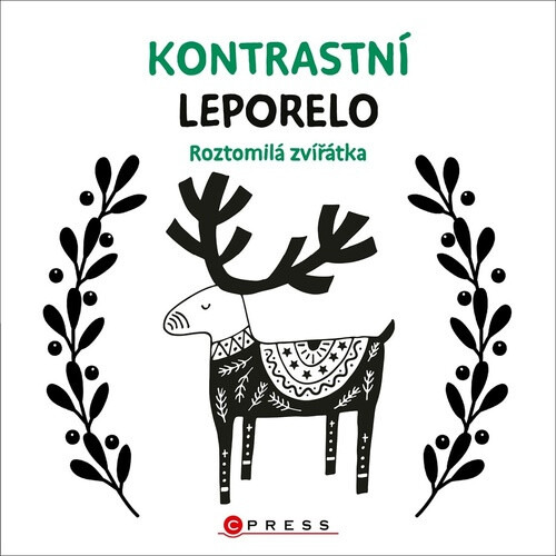 Kontrastní leporelo: Roztomilá zvířátka - kolektiv