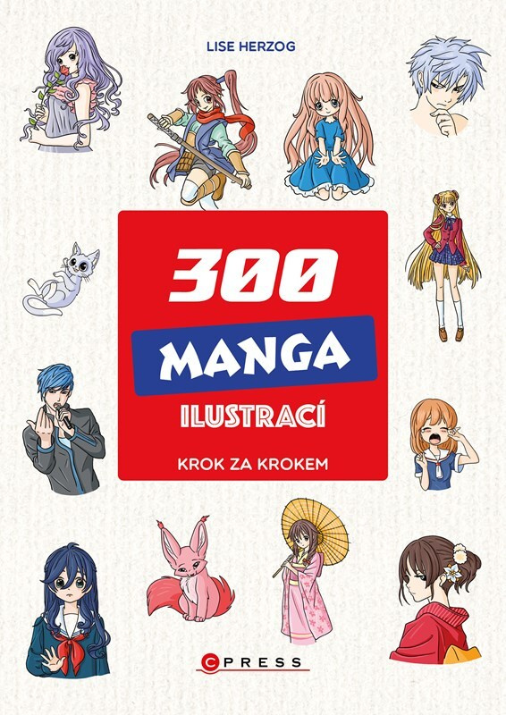 300 manga ilustrací - kolektiv