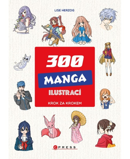 300 manga ilustrací - kolektiv