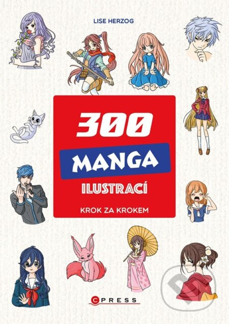 300 manga ilustrací - kolektiv