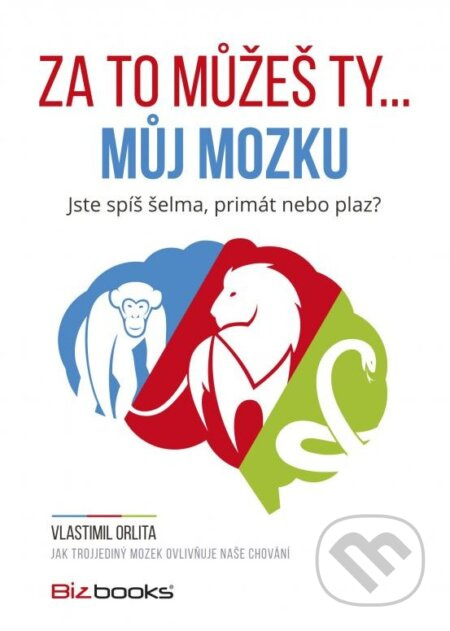 Za to můžeš ty... můj mozku (Jste spíš šelma, primát nebo plaz?) - kniha z kategorie Psychologie