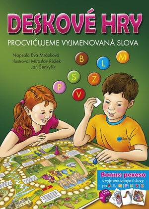 Deskové hry - Procvičujeme vyjmenovaná slova - B, L, M, P, S, V, Z