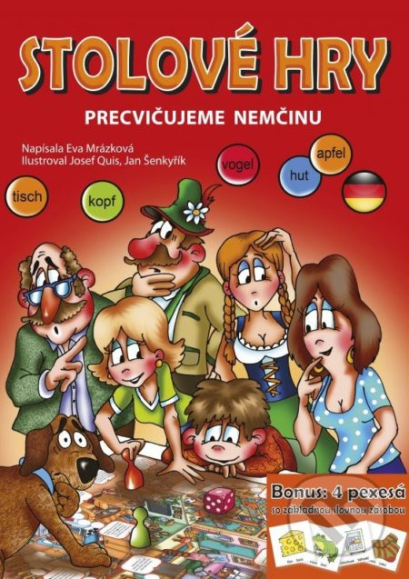 Stolové hry: Precvičujeme nemčinu - Eva Mrázková - kniha z kategorie Pro děti