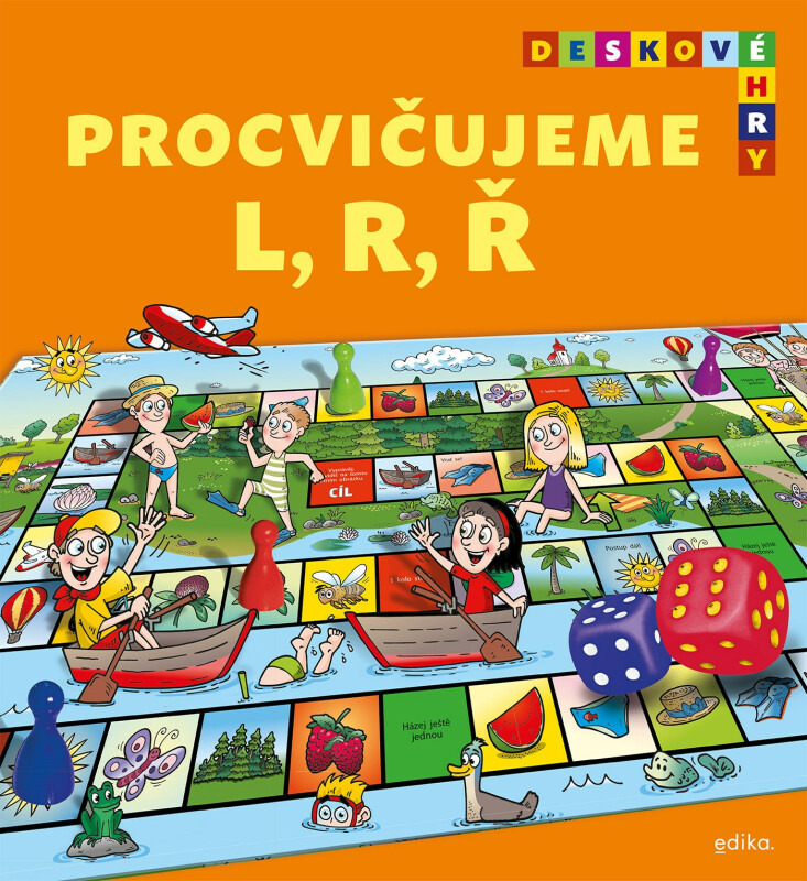 Deskové hry. Procvičujeme L, R, Ř - Ivana Novotná