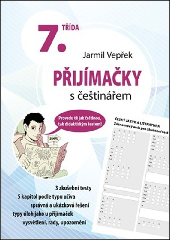 Přijímačky s češtinářem – 7. třída - Jarmil Vepřek