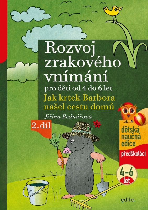 Rozvoj zrakového vnímání pro děti od 4 do 6 let (2. díl) - kniha z kategorie Omalovánky, vystřihovánky, papír