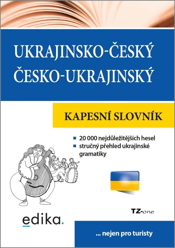 Ukrajinsko-český česko-ukrajinský kapesní slovník Edika