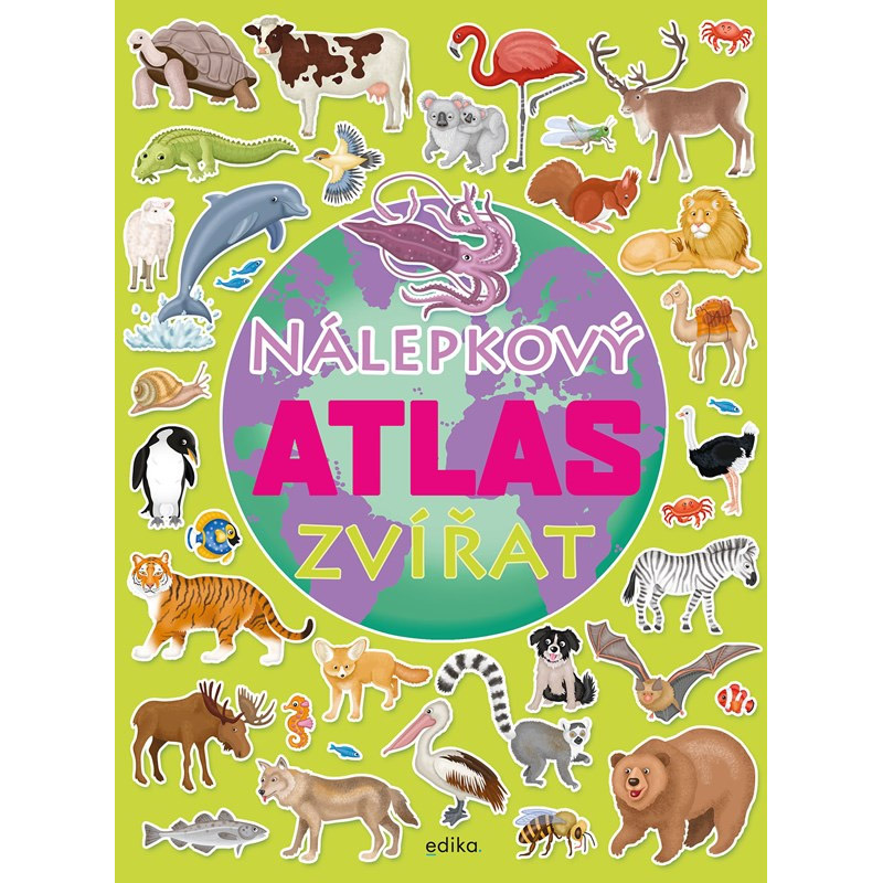 Nálepkový atlas zvířat - kolektiv