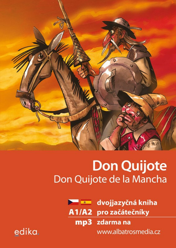 Don Quijote A1/A2 (dvojjazyčná kniha pro začátečníky)