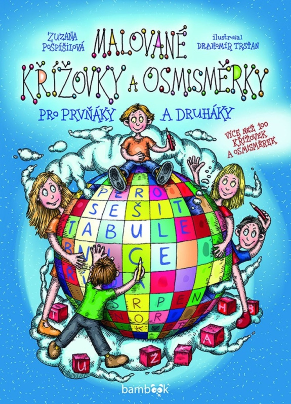 Malované křížovky a osmisměrky pro prvňáky a druháky - Zuzana Pospíšilová