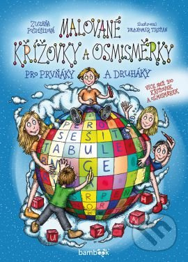 Malované křížovky a osmisměrky pro prvňáky a druháky - Zuzana Pospíšilová