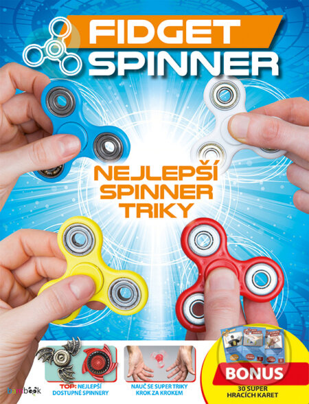Fidget Spinner (Nejlepší spinner triky) - kniha z kategorie Omalovánky, vystřihovánky, papír
