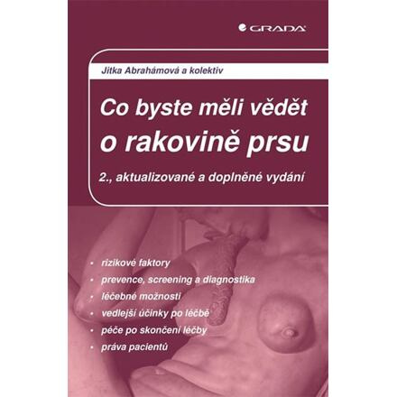 Co byste meli vedět o rakovině prsu - Jitka Abrahámová, kolektiv
